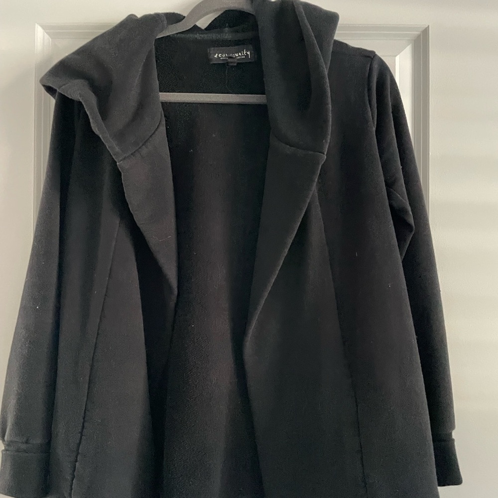 Community Shacket Black
